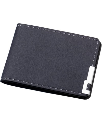 Men's Wallet with Chain and Belt Loop Fashion Coin ID Short Wallet Solid Color Open Purse Card Slots Drivers Black-0 $8.27 Wa...