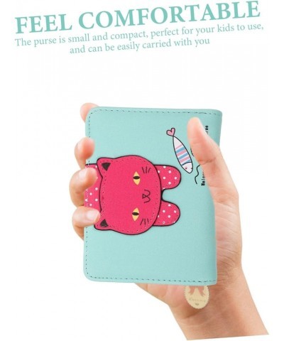 4pcs Coin Purse Holder Trifold Cartoon Wallet Girls Celle Phone Purse Credit Holder For Women Gifts Multi Case Wallet Leather...