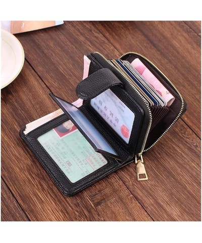 Wallet Women/Men Ladies Purse Woman/Male Credit Card Holder Wallet Case Money Bag (Color : Type B Black) Type B Gray $43.67 W...