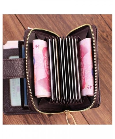 Wallet Women/Men Ladies Purse Woman/Male Credit Card Holder Wallet Case Money Bag (Color : Type B Black) Type B Gray $43.67 W...