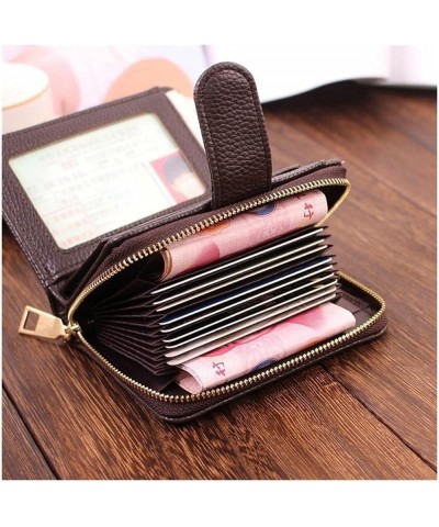 Wallet Women/Men Ladies Purse Woman/Male Credit Card Holder Wallet Case Money Bag (Color : Type B Black) Type B Gray $43.67 W...