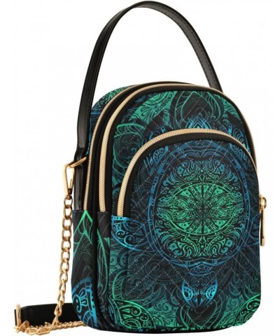 Small Crossbody Bags for Women Trendy Sea Turtlelotuses Mandala Boho Travel Sling Bag Women's Crossbody Handbags Satchel Bags...