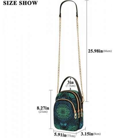 Small Crossbody Bags for Women Trendy Sea Turtlelotuses Mandala Boho Travel Sling Bag Women's Crossbody Handbags Satchel Bags...