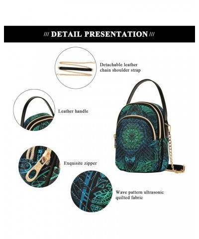 Small Crossbody Bags for Women Trendy Sea Turtlelotuses Mandala Boho Travel Sling Bag Women's Crossbody Handbags Satchel Bags...