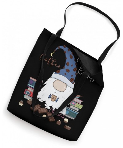 Gnomes Coffee Books Chocolate Funny Gnome & Coffee Lover Tote Bag $10.94 Totes