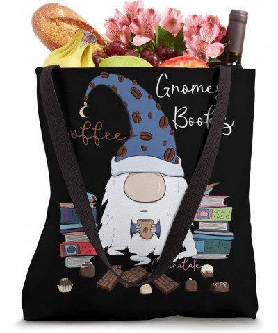 Gnomes Coffee Books Chocolate Funny Gnome & Coffee Lover Tote Bag $10.94 Totes