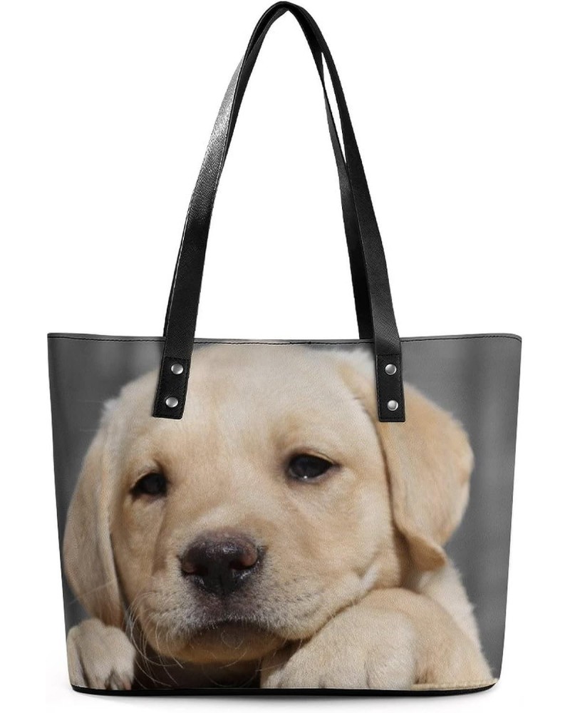 Womens Handbag Animal Dog Leather Tote Bag Top Handle Satchel Bags For Lady $16.10 Totes