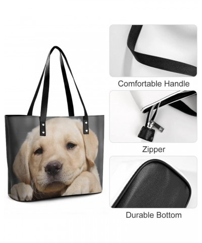 Womens Handbag Animal Dog Leather Tote Bag Top Handle Satchel Bags For Lady $16.10 Totes