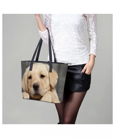 Womens Handbag Animal Dog Leather Tote Bag Top Handle Satchel Bags For Lady $16.10 Totes