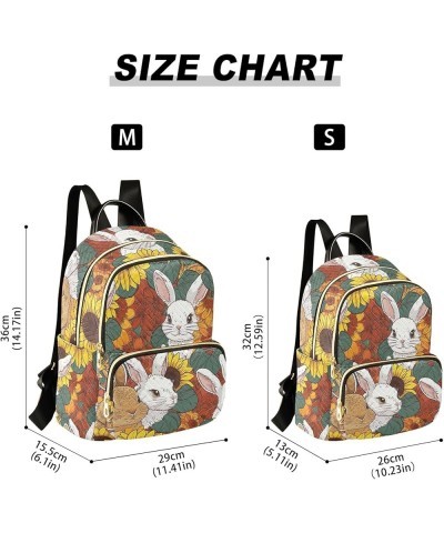 Seagulls Seabirds Pink Trendy Backpack Quilted Backpack Purse for Women Cute Rabbits Sunflower Medium $18.19 Backpacks