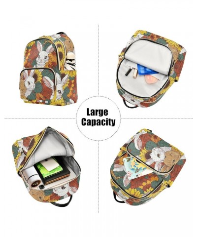 Seagulls Seabirds Pink Trendy Backpack Quilted Backpack Purse for Women Cute Rabbits Sunflower Medium $18.19 Backpacks