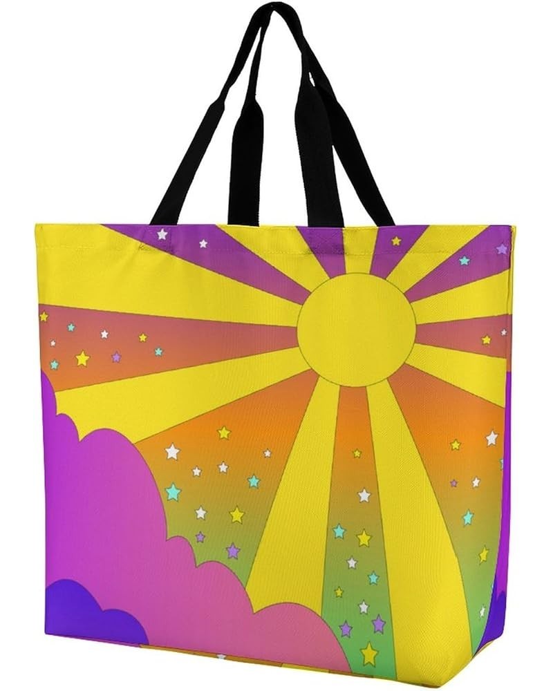 Tote Bags for Women Summer Beach Tote Bag Aesthetic Tote Bag Hippie Bag Shouler Bag Pattern (7) $12.49 Totes