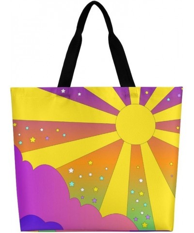 Tote Bags for Women Summer Beach Tote Bag Aesthetic Tote Bag Hippie Bag Shouler Bag Pattern (7) $12.49 Totes