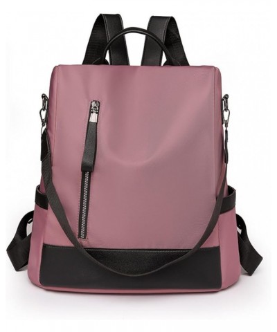 Backpack Oxford Cloth Anti-theft Women's Bag Large Capacity Travel Backpack 12.5*6*13in Pink $25.01 Backpacks