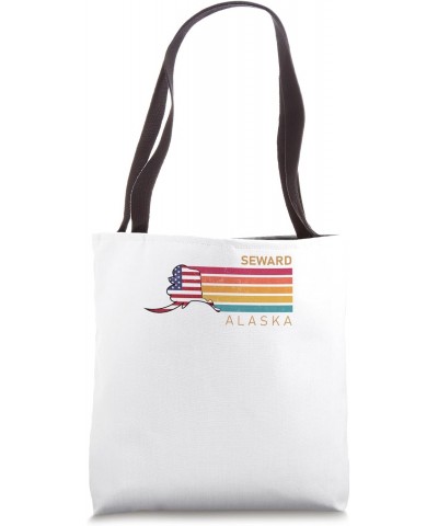 Seward Alaska USA Holiday Souvenir Minimalistic Tote Bag $14.55 Totes