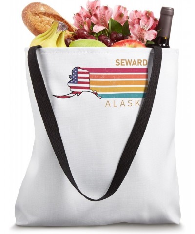 Seward Alaska USA Holiday Souvenir Minimalistic Tote Bag $14.55 Totes