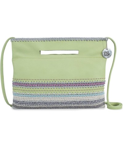 Linden 3-in-1 Convertible Crossbody Bag in Leather Key Lime Seminyak $34.00 Crossbody Bags