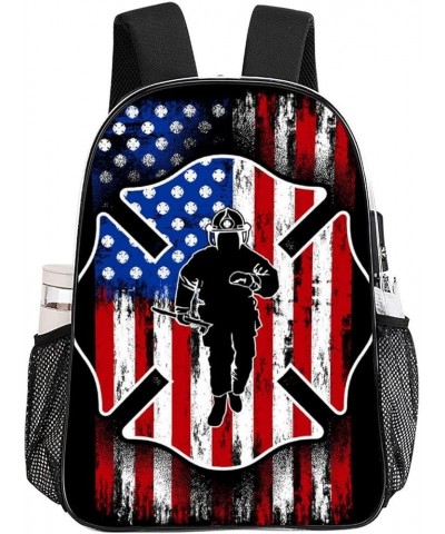 Clear Backpack Skull Usa Stars American Flag Black 17inch Clear Backpacks for Sports Game Concert Events Pattern1084 One Size...