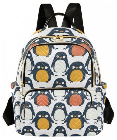 Small Backpack Purse for Women, Colorful Penguins Travel Bag Casual Daypack Shoulder Bag Medium $20.87 Backpacks