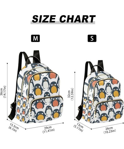 Small Backpack Purse for Women, Colorful Penguins Travel Bag Casual Daypack Shoulder Bag Medium $20.87 Backpacks