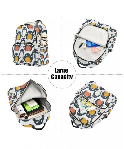 Small Backpack Purse for Women, Colorful Penguins Travel Bag Casual Daypack Shoulder Bag Medium $20.87 Backpacks