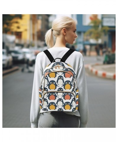 Small Backpack Purse for Women, Colorful Penguins Travel Bag Casual Daypack Shoulder Bag Medium $20.87 Backpacks