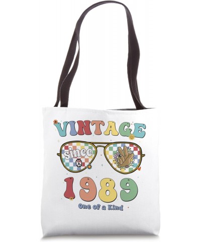 Vintage 1989 It's My Birthday Hippie Groovy 34th Birthday Tote Bag $15.75 Totes