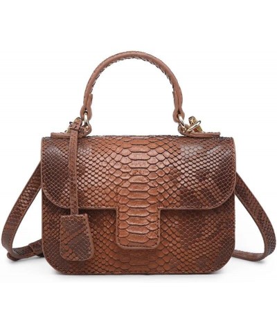 Summer Green Pu Python Leather Women Handbags Ladies Snake Pattern Bag Female Crossbody Bag Messenger S-brown $17.10 Crossbod...