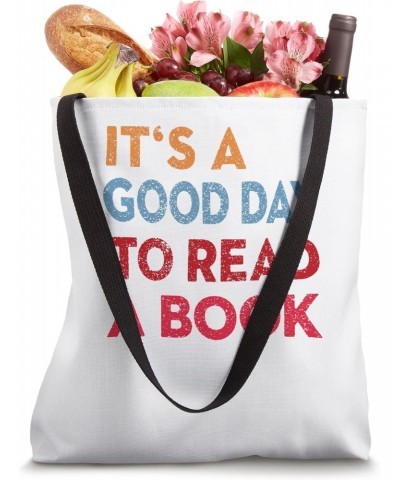 It's a Good Day to Read A Book, Womens Book Lover vintage Tote Bag $11.87 Totes