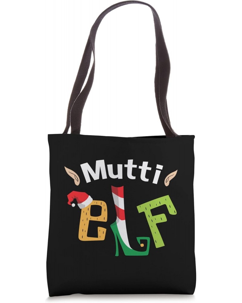 Mum Elf Family Christmas Mother Christmas Elf Christmas Tote Bag $12.31 Totes