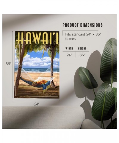 24x36 Inch Giclee Print, Hawaii, Hammock Scene $23.00 Totes