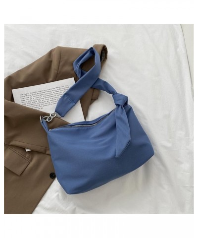 Crossbody Bags For Women Handbag Nylon Shopper Girls Chain Removable Adjustable Strap Messenger Shoulder Bag Blue $8.05 Shoul...