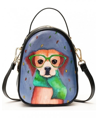 Small Satchel Bags Shoulder Purse Crossbody Bags for Women Trendy 020-puppy-1 $10.80 Backpacks