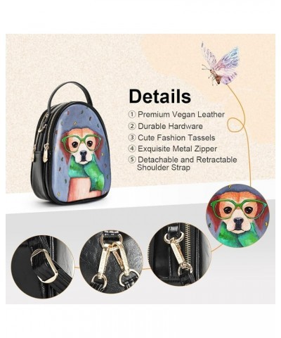 Small Satchel Bags Shoulder Purse Crossbody Bags for Women Trendy 020-puppy-1 $10.80 Backpacks