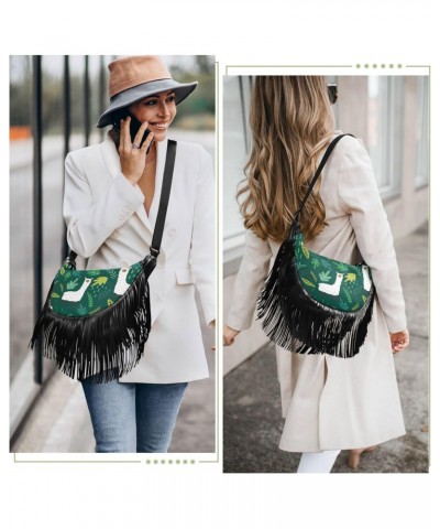 Country Purses for Women Crossbody Tassel Detail Crossbody Bags for Women Designer Women Single Shoulder Bag Happy Alpacas Ll...