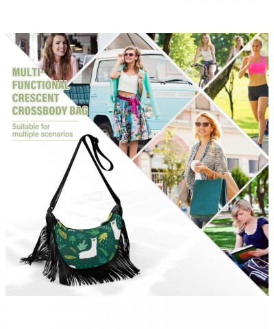 Country Purses for Women Crossbody Tassel Detail Crossbody Bags for Women Designer Women Single Shoulder Bag Happy Alpacas Ll...