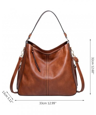 Hobo Bag for Women Crossbody Purse and Handbags Ladies Chic Shoulder Bags Big Shoulder commuter Bag White $14.14 Hobo Bags