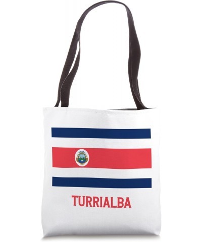 Turrialba Costa Rica Flag Emblem Escudo Bandera Crest Tote Bag $12.96 Totes