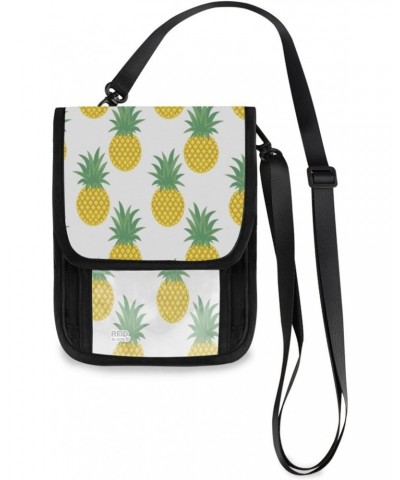 Tropical Summer Pineapple Fruits Cell phone purse crossbody for women Small Crossbody Bags,Cute Small Phone Bag Shoulder Wall...