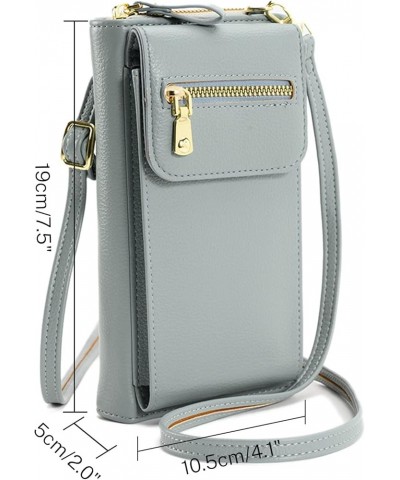 Mini Messenger Shoulder Handbag Crossbody Cell Phone Purse for Women Khaki $11.87 Shoulder Bags