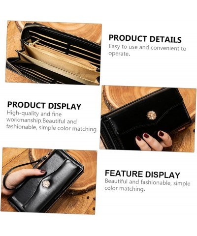 3 Pcs Long Wallet Phone Bag Womens Wallet Pu Leather Change Purse Pu Leather Purse Handheld Coin Bag Girl Coin Bag Lady Walle...