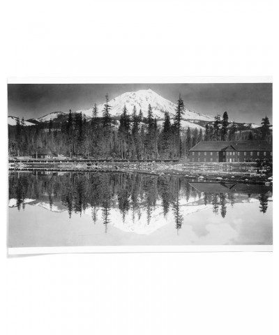 24x36 Inch Giclee Print, Mt. Shasta, California, View of Mountain Reflection in Lake $27.49 Totes