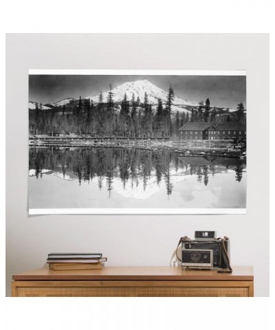 24x36 Inch Giclee Print, Mt. Shasta, California, View of Mountain Reflection in Lake $27.49 Totes