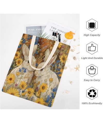 Canvas Tote Farmhouse Floral Bulk Shopping Bag White, Pink, Yellow, Blue And Purple Floral Shopping Tote Bag Totebag-6 $9.50 ...