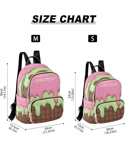 Women Backpack Purse Strawberry Cream and Lemon Fashion Shoulder Bags Travel Backpack Small Daypacks S Medium $10.66 Backpacks