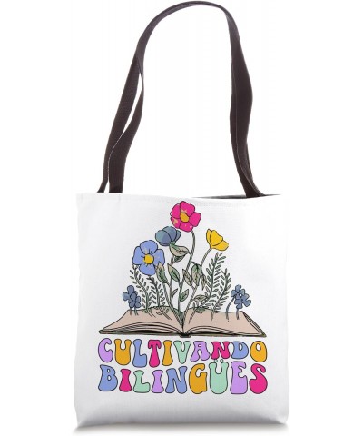 Cultivando Bilingues Maestra De Español Spanish Teacher Tote Bag $11.07 Totes