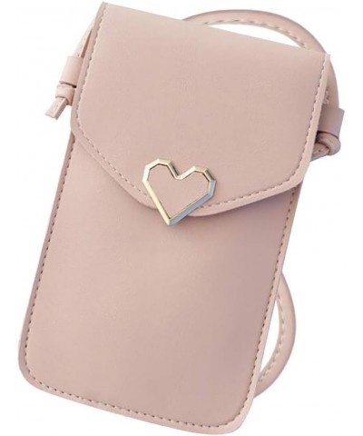 Women's Phone Bag,Change Bag,Crossbody Pouch Wallet,Shoulder Bag Pink $8.04 Shoulder Bags