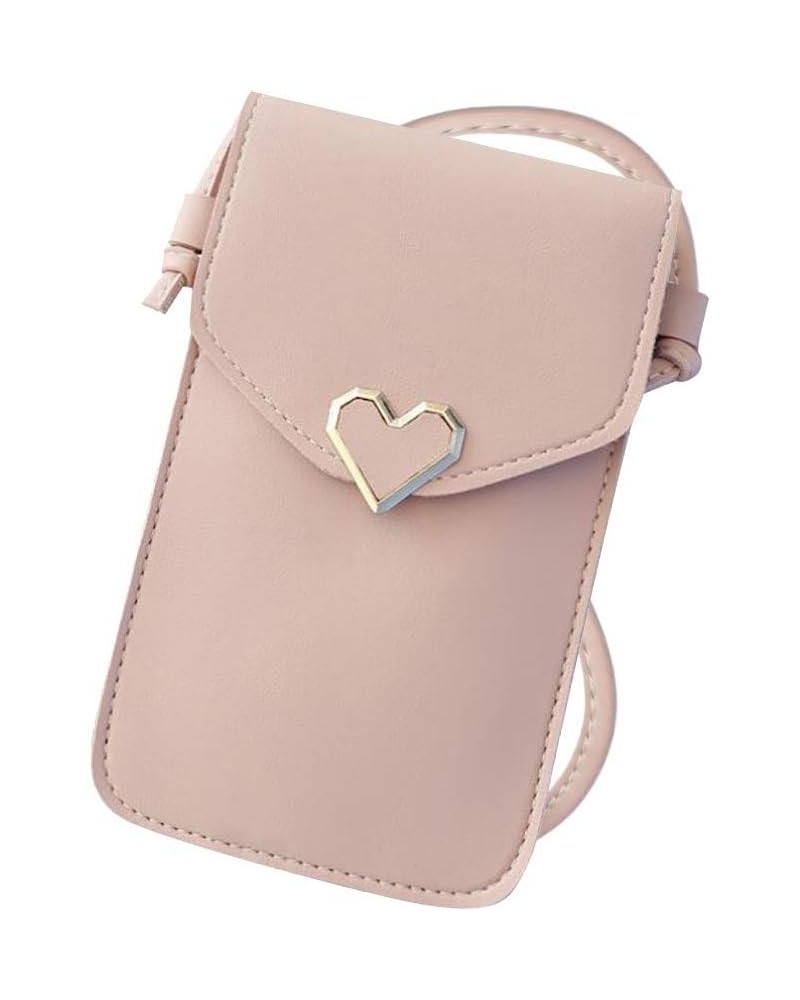 Women's Phone Bag,Change Bag,Crossbody Pouch Wallet,Shoulder Bag Pink $8.04 Shoulder Bags