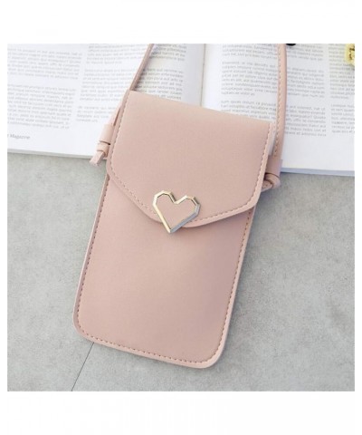 Women's Phone Bag,Change Bag,Crossbody Pouch Wallet,Shoulder Bag Pink $8.04 Shoulder Bags