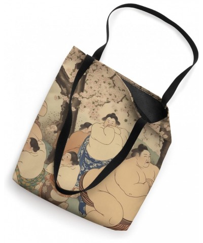 A Tribute to Artistry Sumo Wrestling Japanese Culture Tote Bag $13.86 Totes